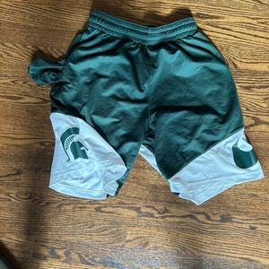 MSU athletic shorts